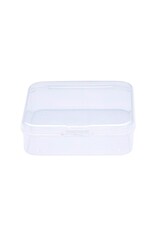 Bead Container Square Clear  6.4x6.4x2cm