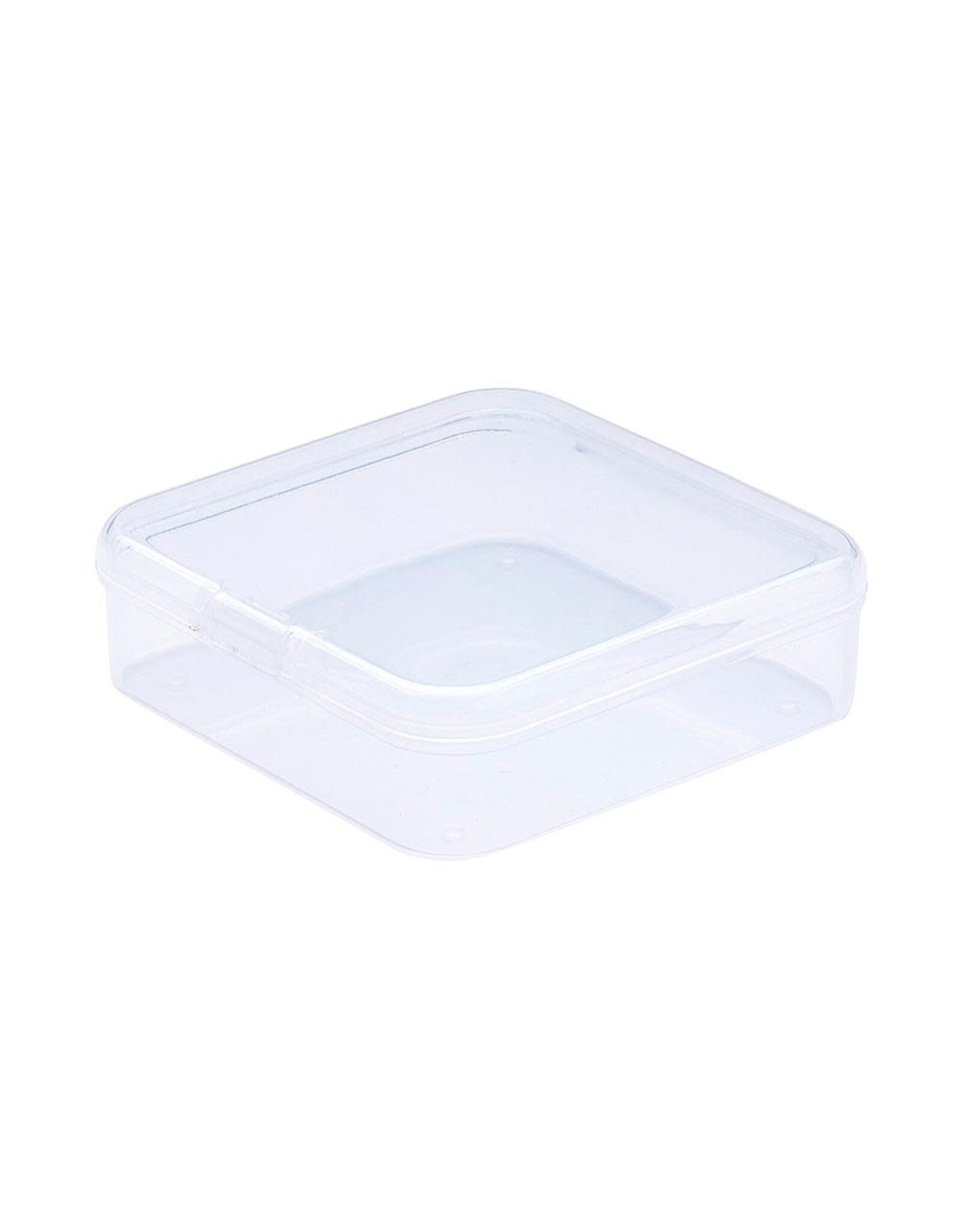 Bead Container Square Clear  6.4x6.4x2cm