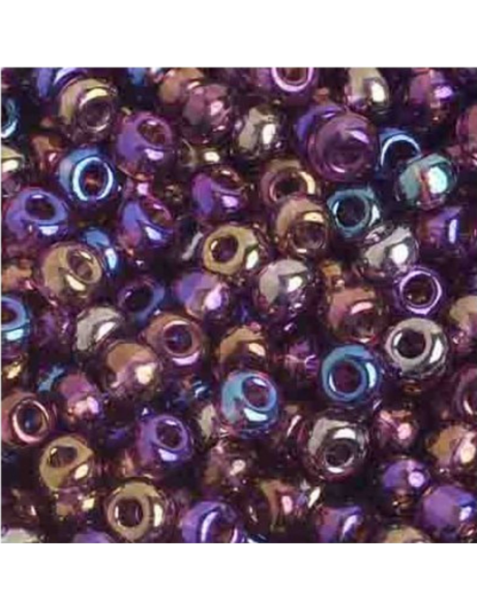 Czech 401009 6 Seed Transparent  Amethyst Purple AB