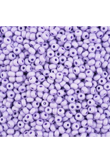 Czech 442030 6 Seed Opaque Violet Matte Lustre Terra