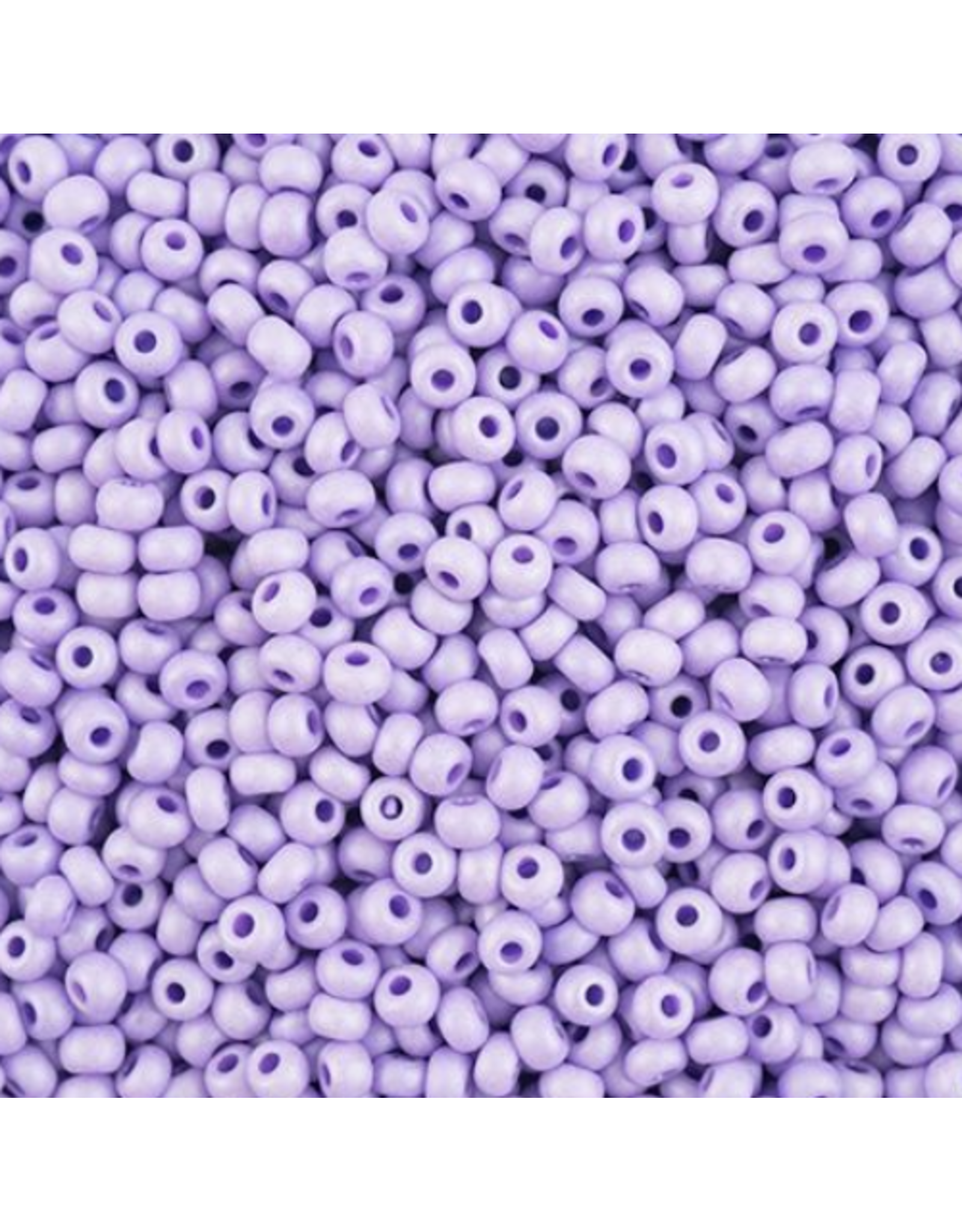 Czech 442030 6 Seed Opaque Violet Matte Lustre Terra