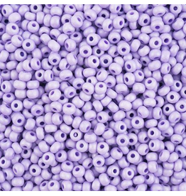 Czech 442030 6 Seed Opaque Violet Matte Lustre Terra