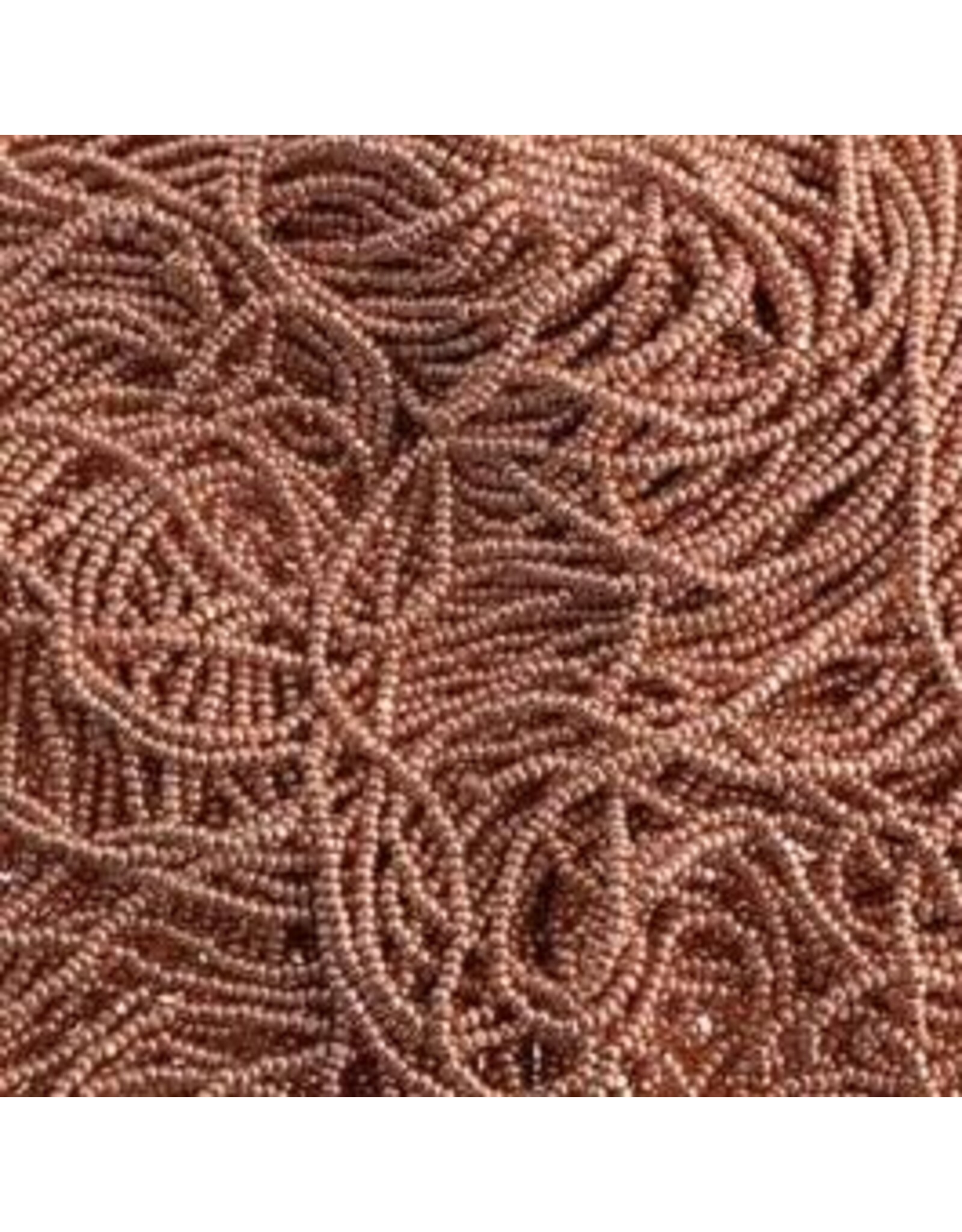 Czech 601076 13/0 Charlotte Cut Seed Hank 12g Light Gold (salmon)  Metallic Terra