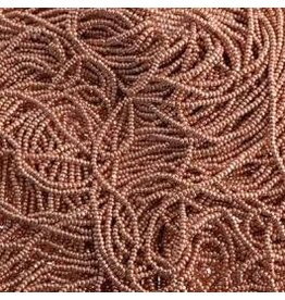 Czech 601076 13/0 Charlotte Cut Seed Hank 12g Light Gold (salmon)  Metallic Terra