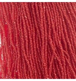 Czech 629303 13/0 Charlotte Cut Seed Hank 12g Opaque Medium Red