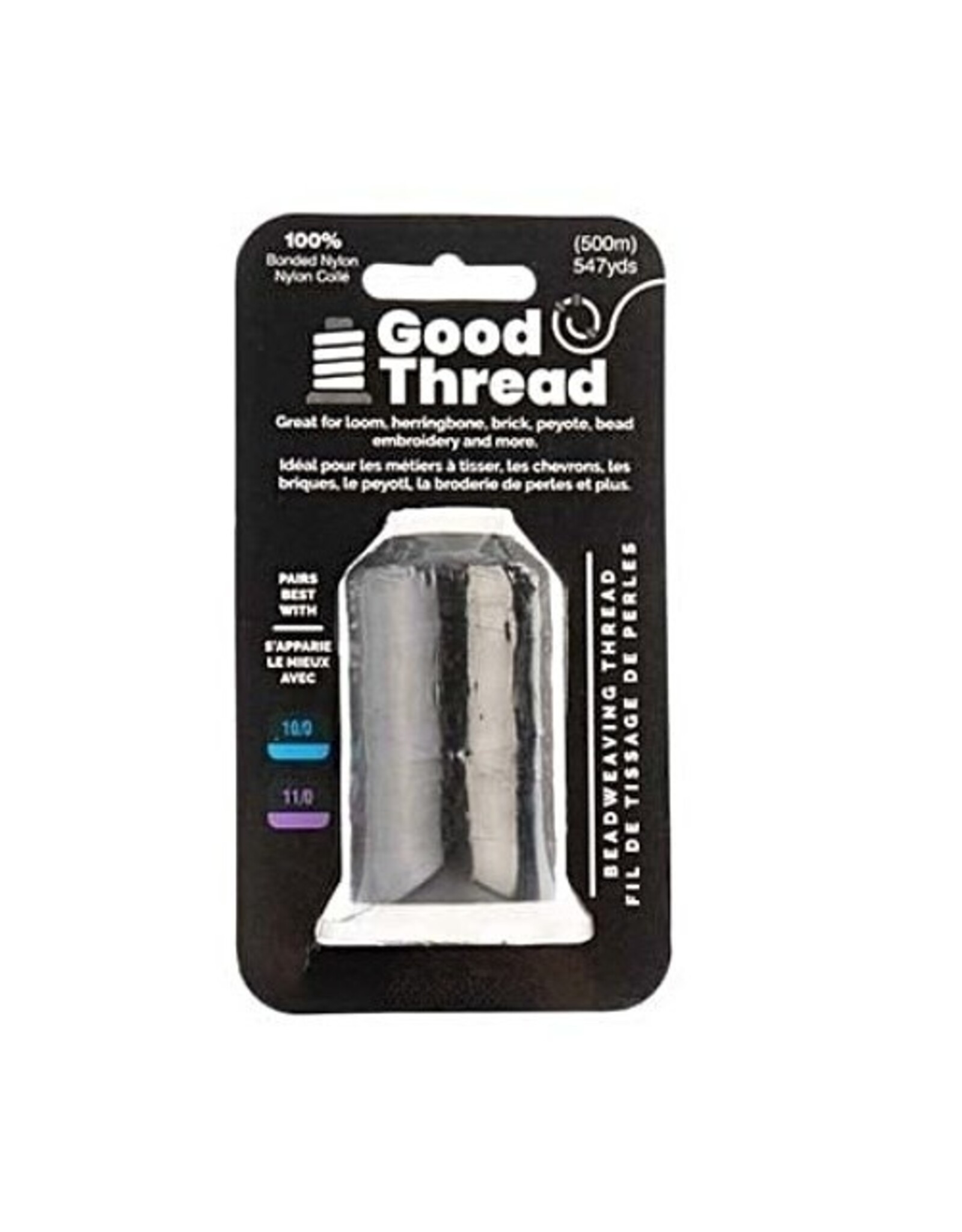 Nymo "AA''  Good Thread  Black  Spool  500m Bonded Nylon