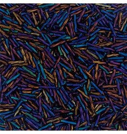 Czech 805004  #5 Bugle  Opaque Blue AB  Twist