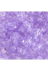 Faceted Round  8mm Transparent  Purple x250