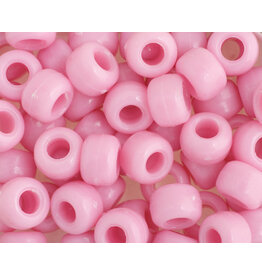 Crow Beads 9mm Opaque Pink