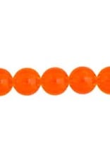 Round  8mm Transparent Orange