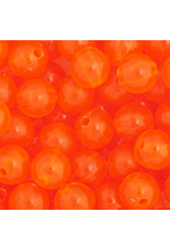 Round  8mm Transparent Orange