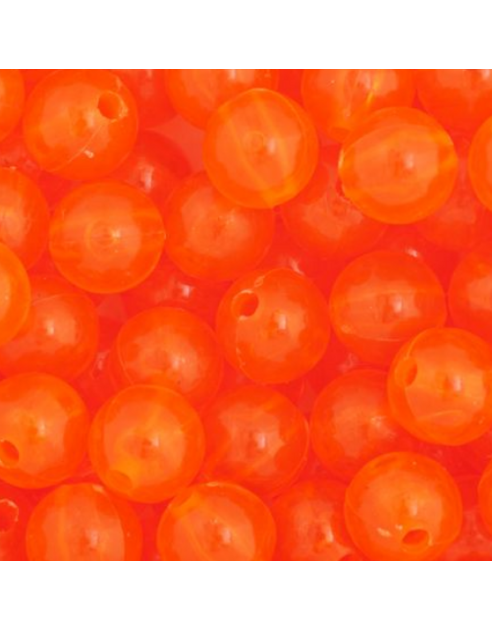Round  8mm Transparent Orange