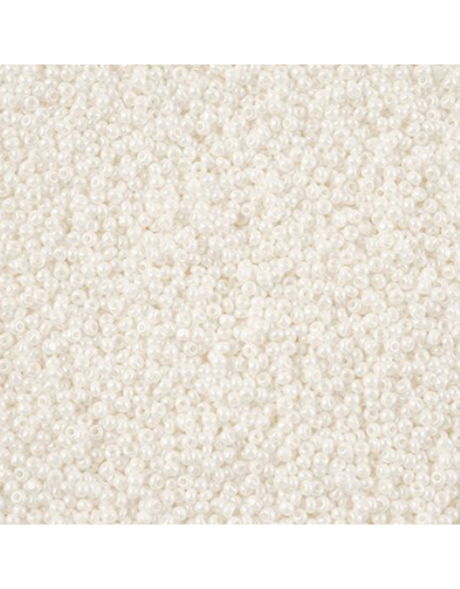 Czech 601024 13/0 Charlotte Cut  Seed Loose  10g  Opaque White Lustre