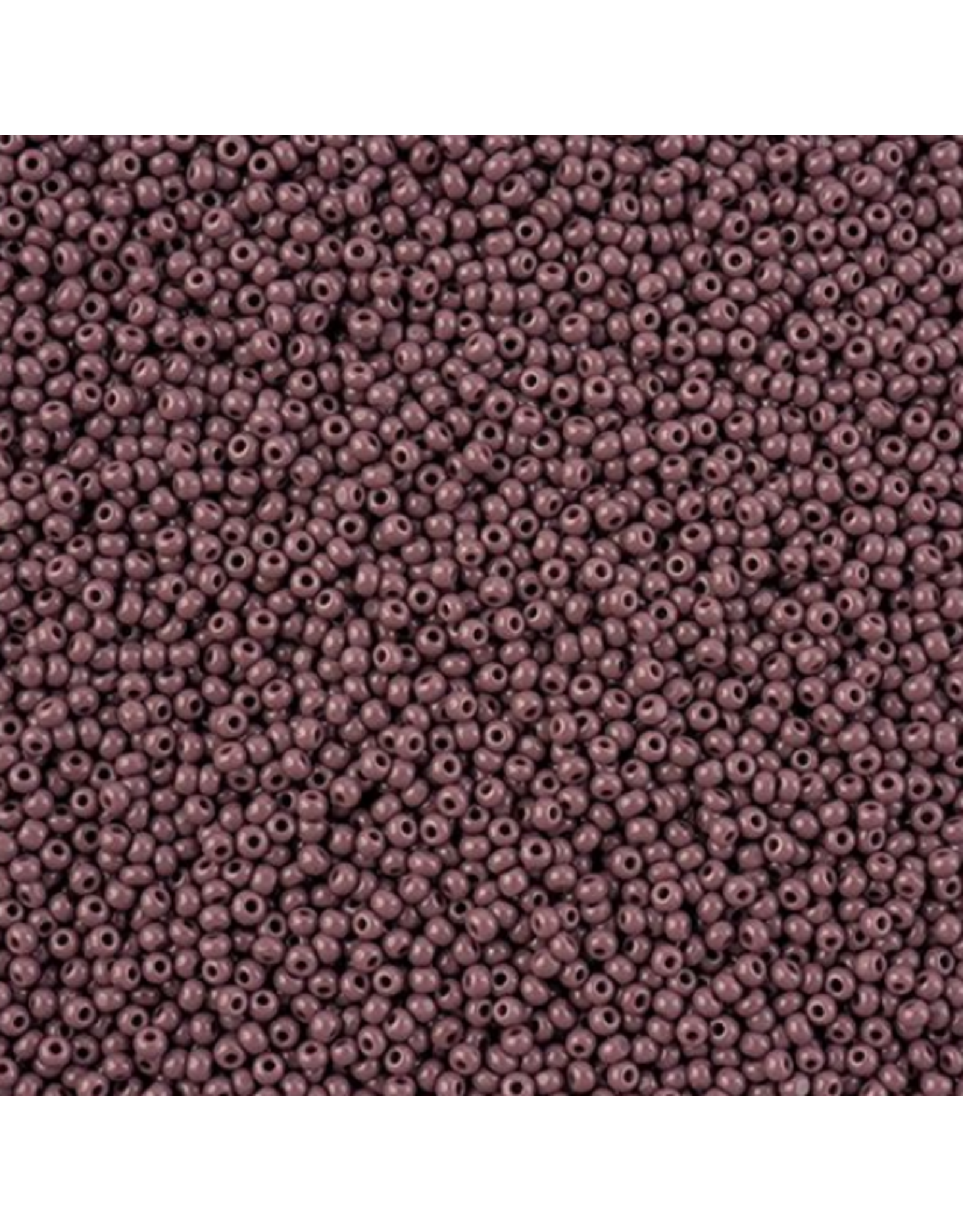 Czech 601096 13/0 Charlotte Cut  Seed Loose  10g  Opaque Dark Mauve