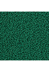 Czech 601097 13/0 Charlotte Cut  Seed Loose  10g  Opaque Medium Dark Green