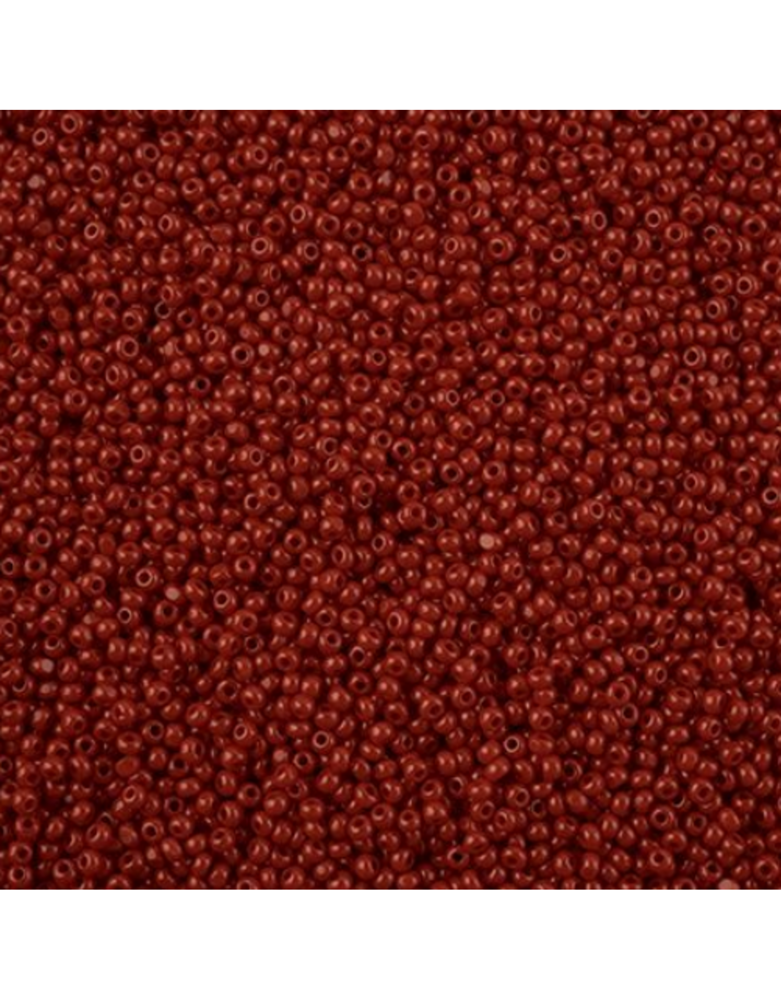 Czech 629303 13/0 Charlotte Cut  Seed Loose  10g  Opaque Medium Dark Red