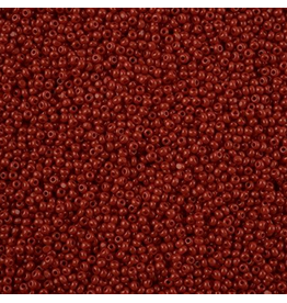 Czech 629303 13/0 Charlotte Cut  Seed Loose  10g  Opaque Medium Dark Red