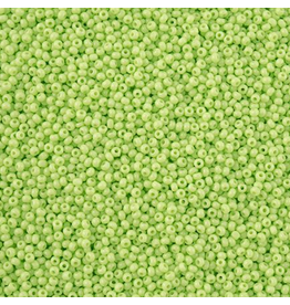 Czech 629307 13/0 Charlotte Cut  Seed Loose  10g  Opaque Pale Green