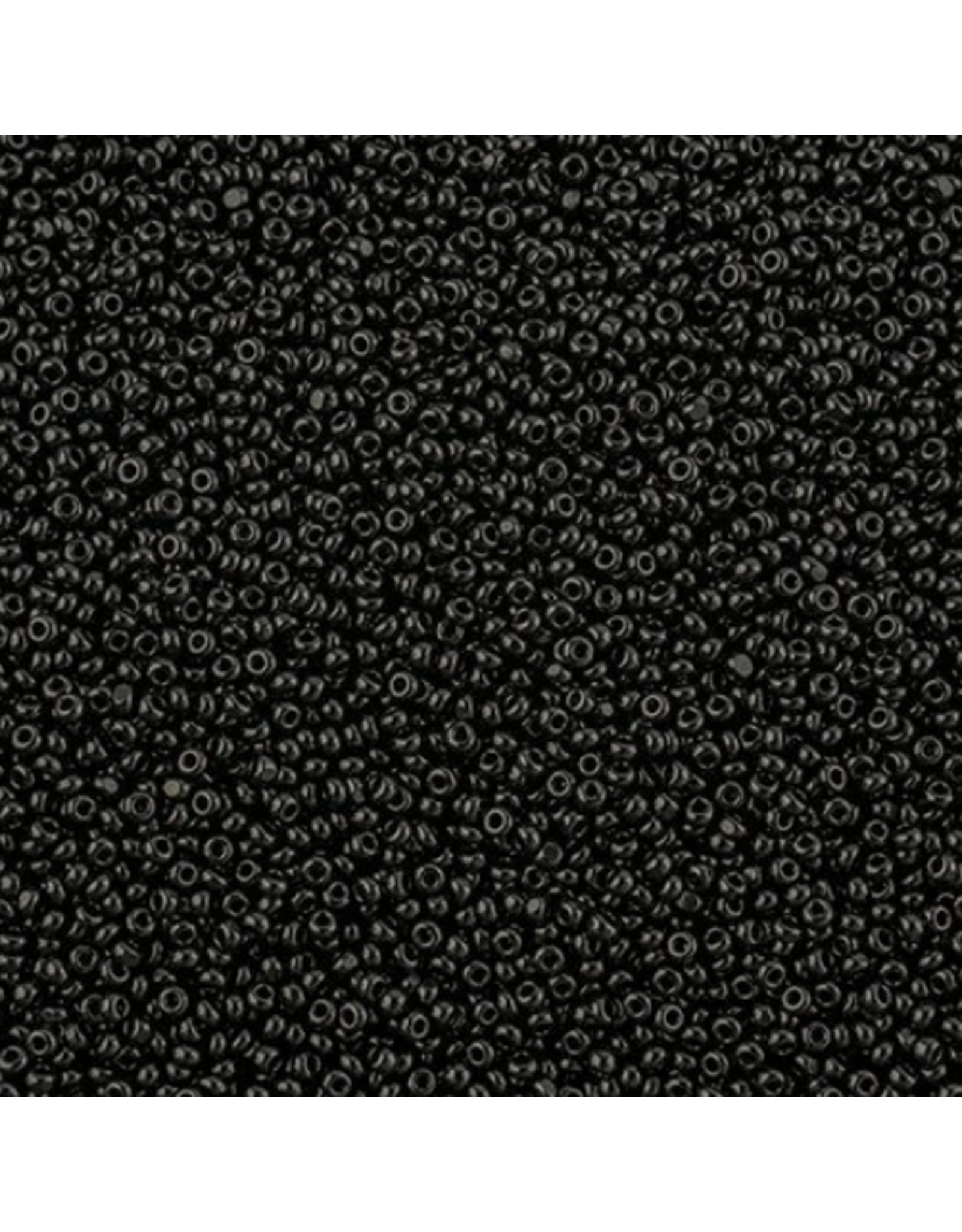 Czech 629313 13/0 Charlotte Cut  Seed Loose  10g  Opaque Jet Black