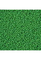 Czech 629315 13/0 Charlotte Cut  Seed Loose  10g  Opaque Medium Green