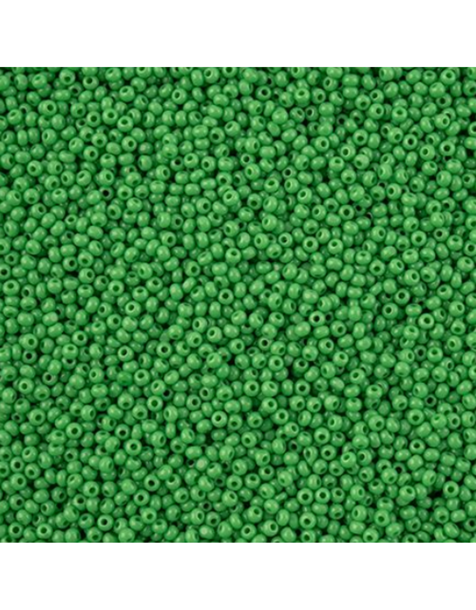 Czech 629315 13/0 Charlotte Cut  Seed Loose  10g  Opaque Medium Green