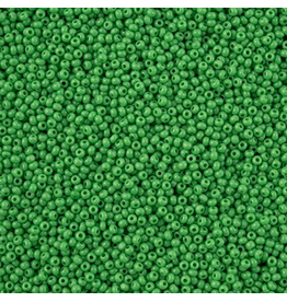 Czech 629315 13/0 Charlotte Cut  Seed Loose  10g  Opaque Medium Green