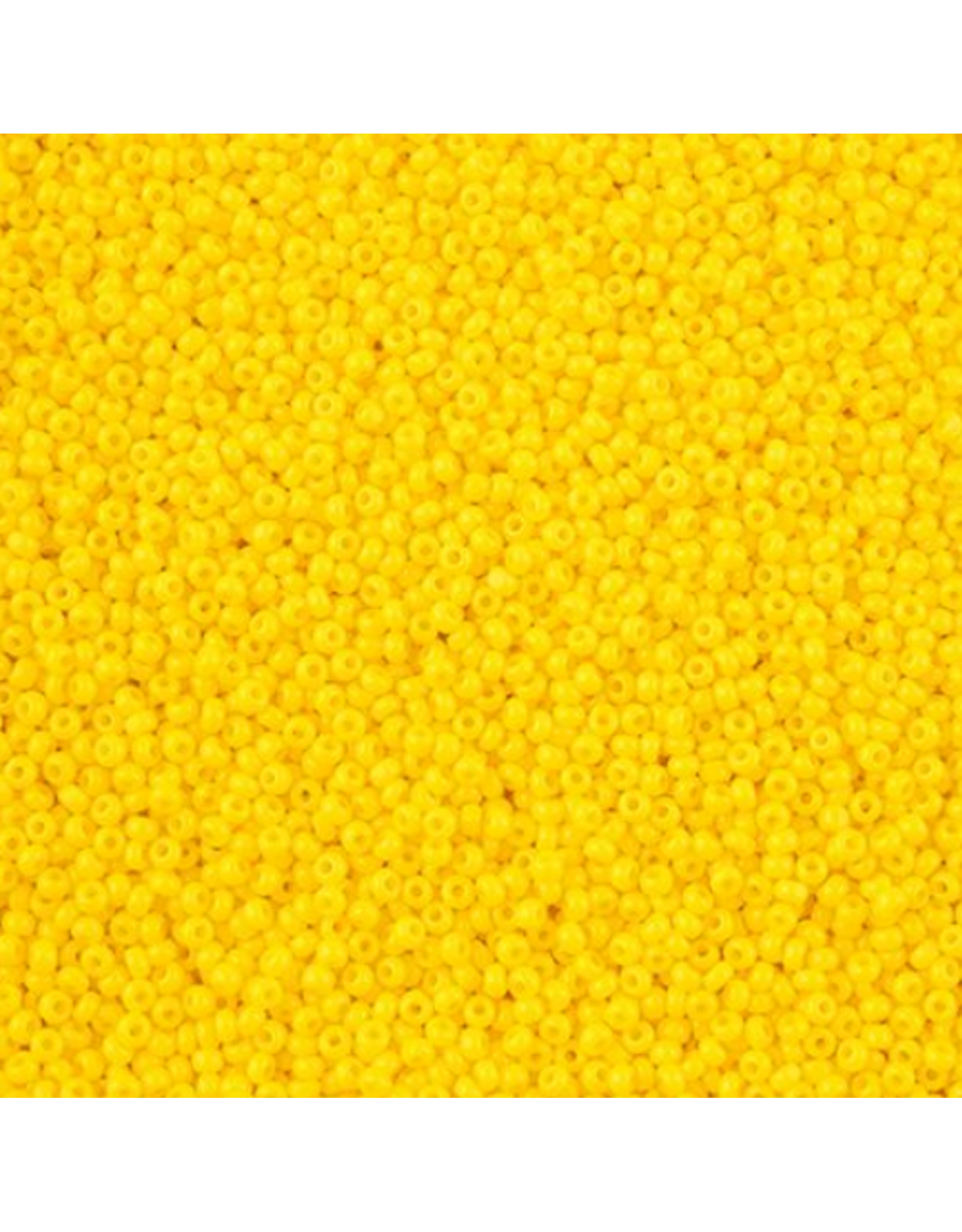 Czech 629343 13/0 Charlotte Cut  Seed Loose  10g  Opaque Golden Yellow