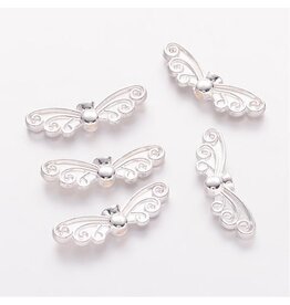 Wing Bead Silver 6.5x22x3mm NF