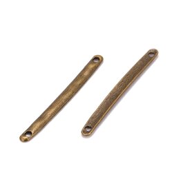 Bar Link Antique Brass  32mm  1 to 1  x10  NF