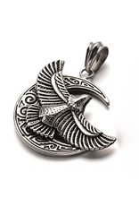 Eagle Moon Stainless Steel   53mm  Silver  x1 NF