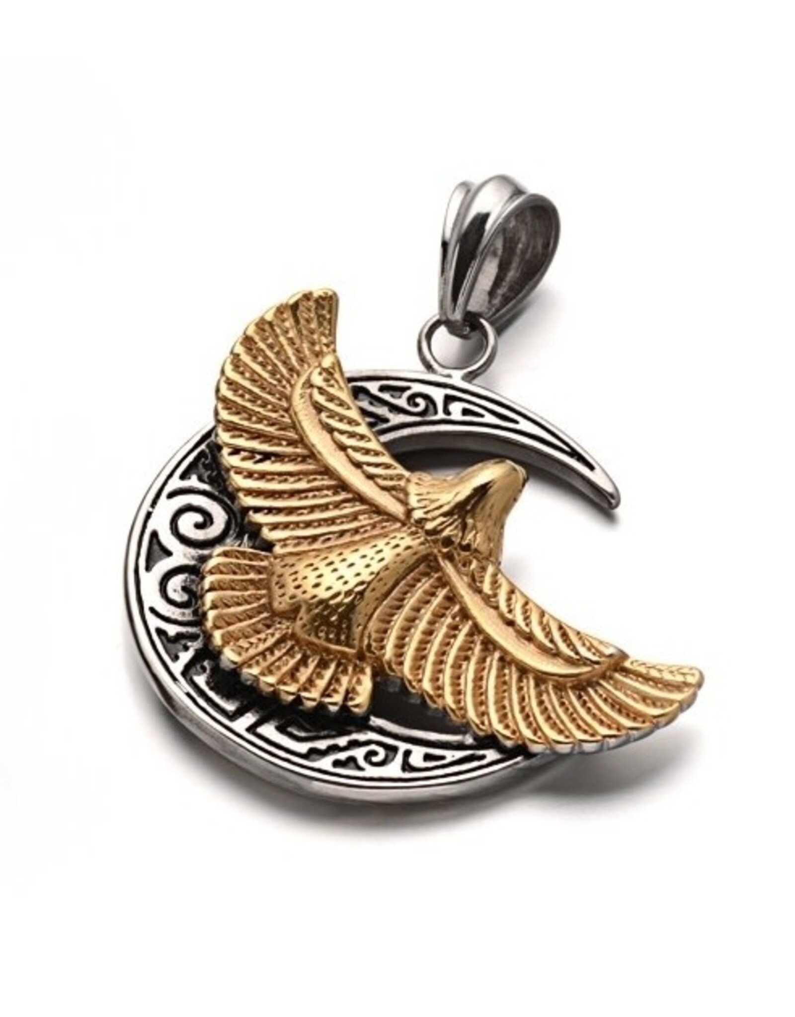 Eagle Moon Stainless Steel    53mm  Gold  x1 NF