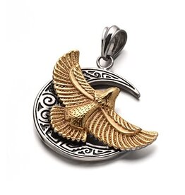 Eagle Moon Stainless Steel    53mm  Gold  x1 NF