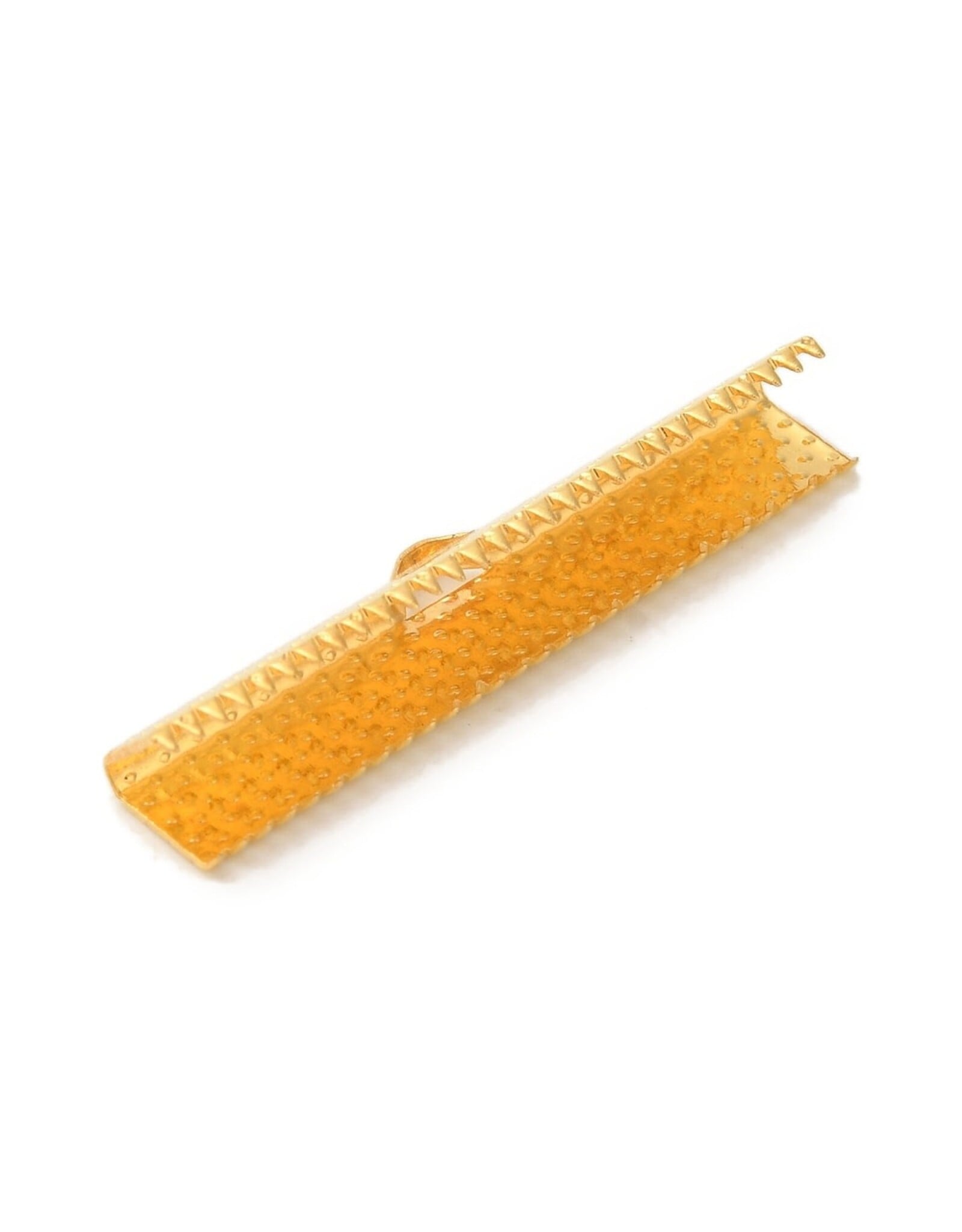 Ribbon End 8x35mm Gold