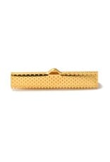 Ribbon End 8x35mm Gold