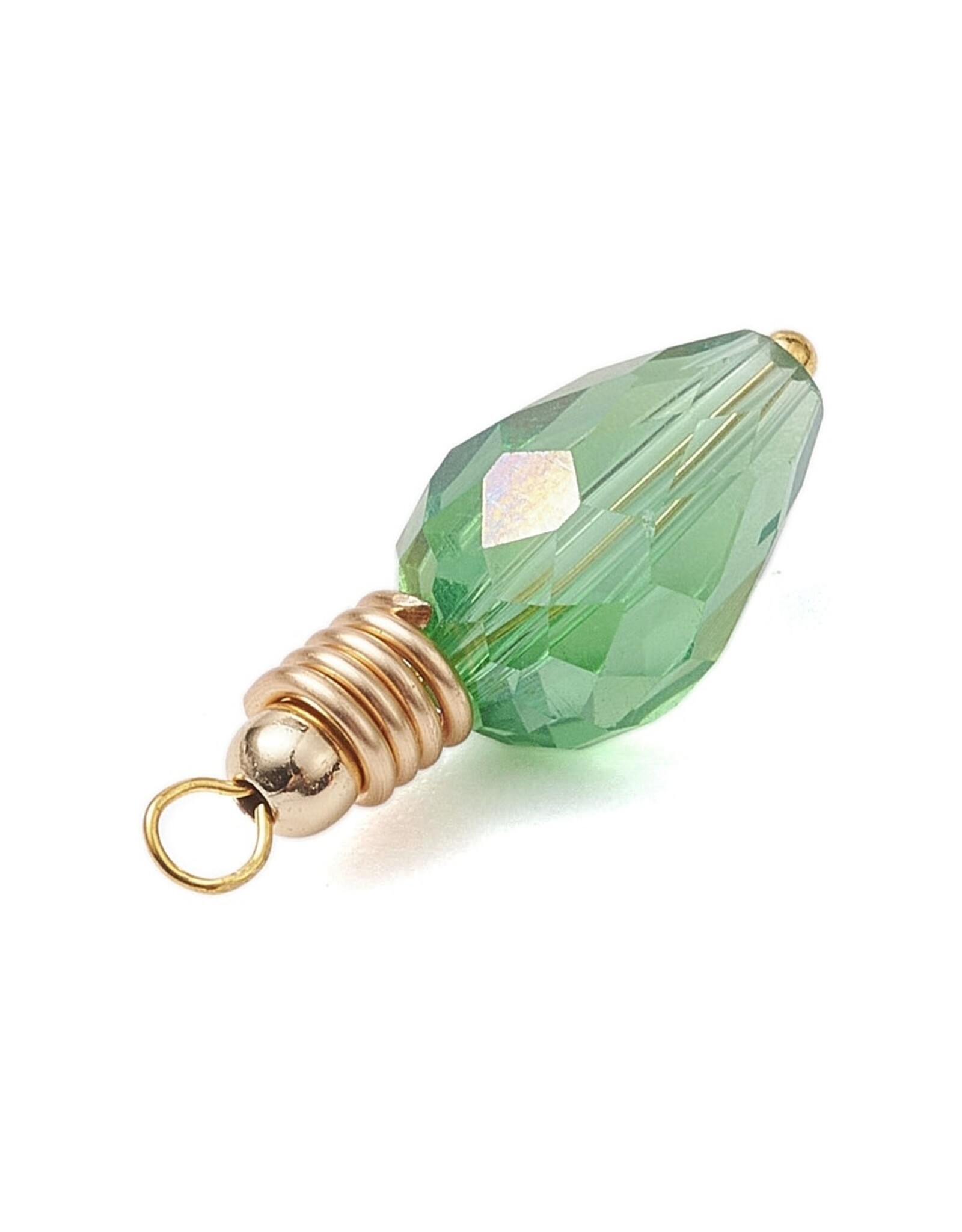 Christmas Light  Charm 26x10mm  3 Pair Random Mix