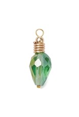 Christmas Light  Charm 26x10mm  3 Pair Random Mix