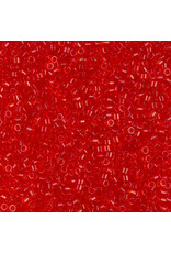 Miyuki db704 11 Delica  Transparent Red