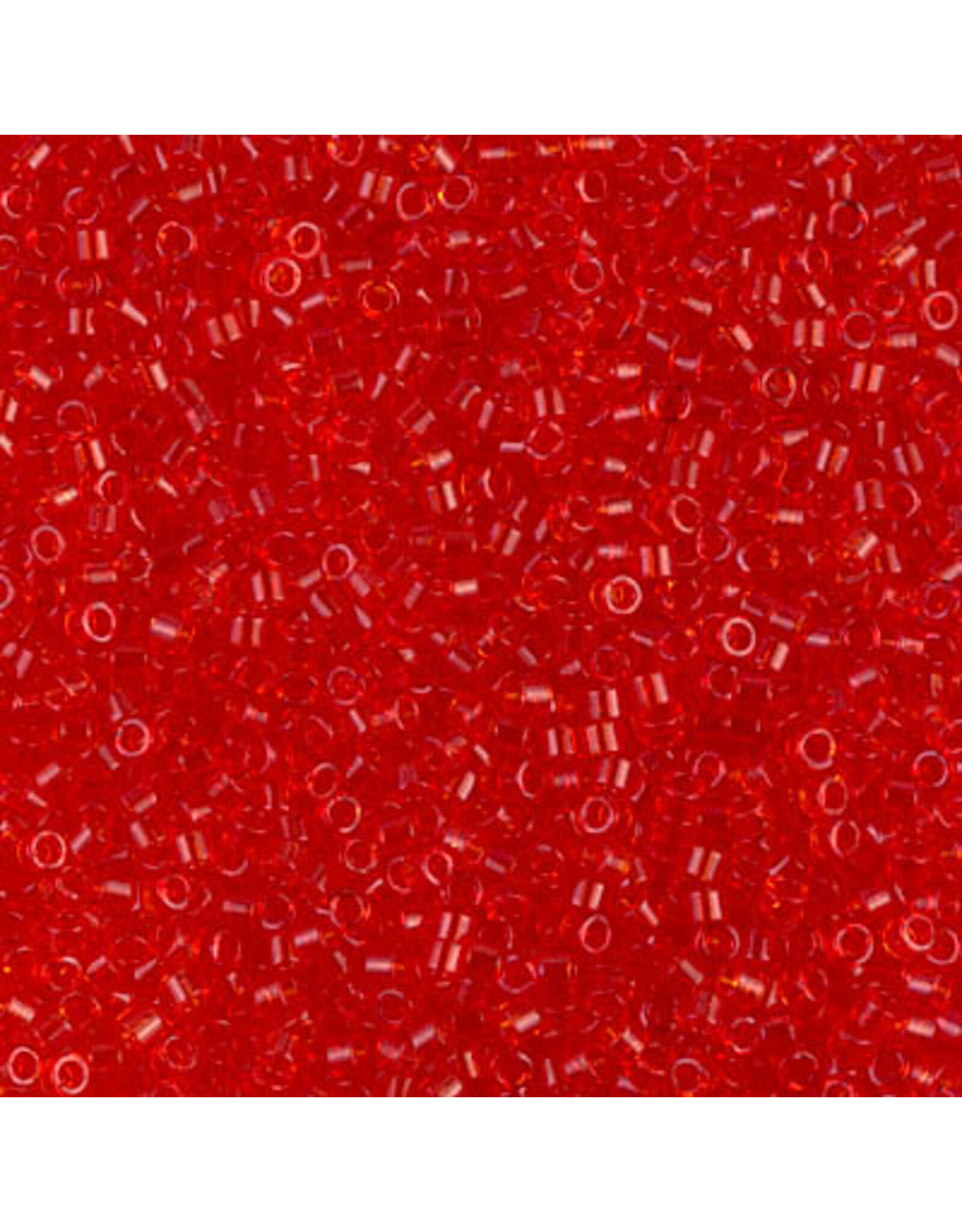 Miyuki db704 11 Delica  Transparent Red