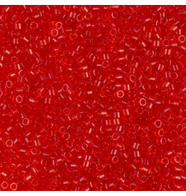 Miyuki db704 11 Delica  Transparent Red