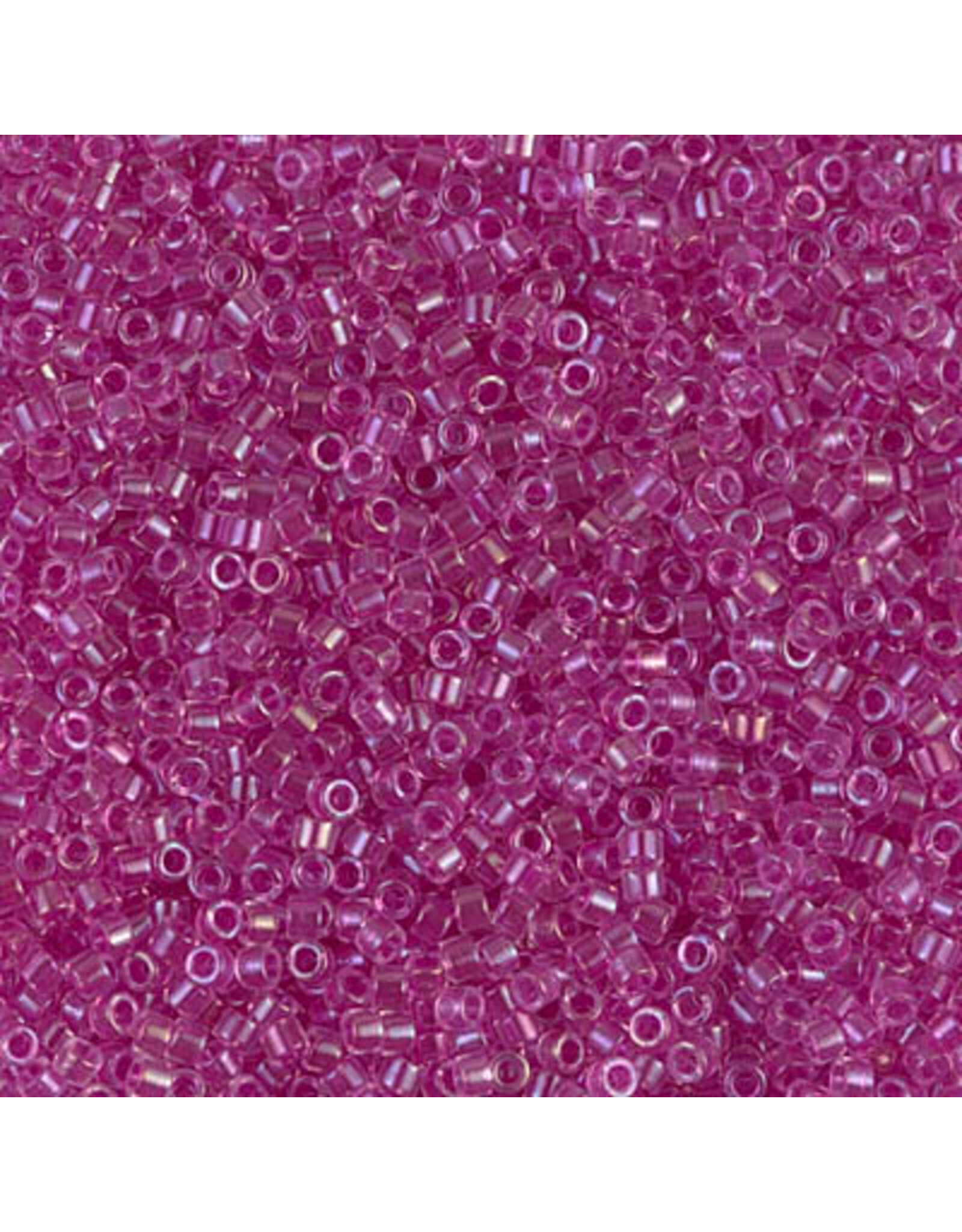 Miyuki db74 11 Delica   Fuchsia  Pink AB c/l
