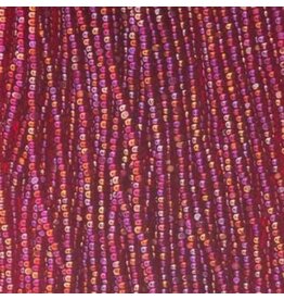 Czech 601043 13/0 Charlotte Cut Seed Hank 12g Transparent Red AB