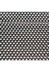 Rhinestone Banding 1 row 2.4mm (ss8) Clear AB Black   x30 feet