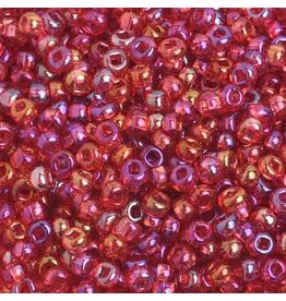 Czech 401715  6  Seed  Transparent Dark Pink AB