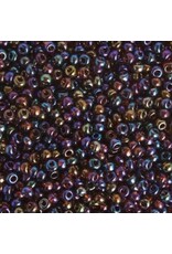 Czech 402410  6 Seed Transparent Dark Topaz AB