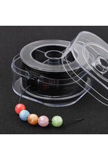 Elastic Cord Black Round .8mm  x60m