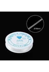 Elastic Cord Clear Round .8mm x7m