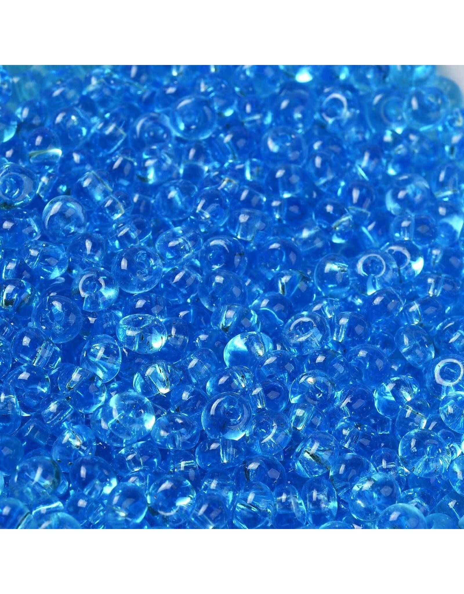 208  4x3mm  Fringe Bead 10g  Transparent Aqua