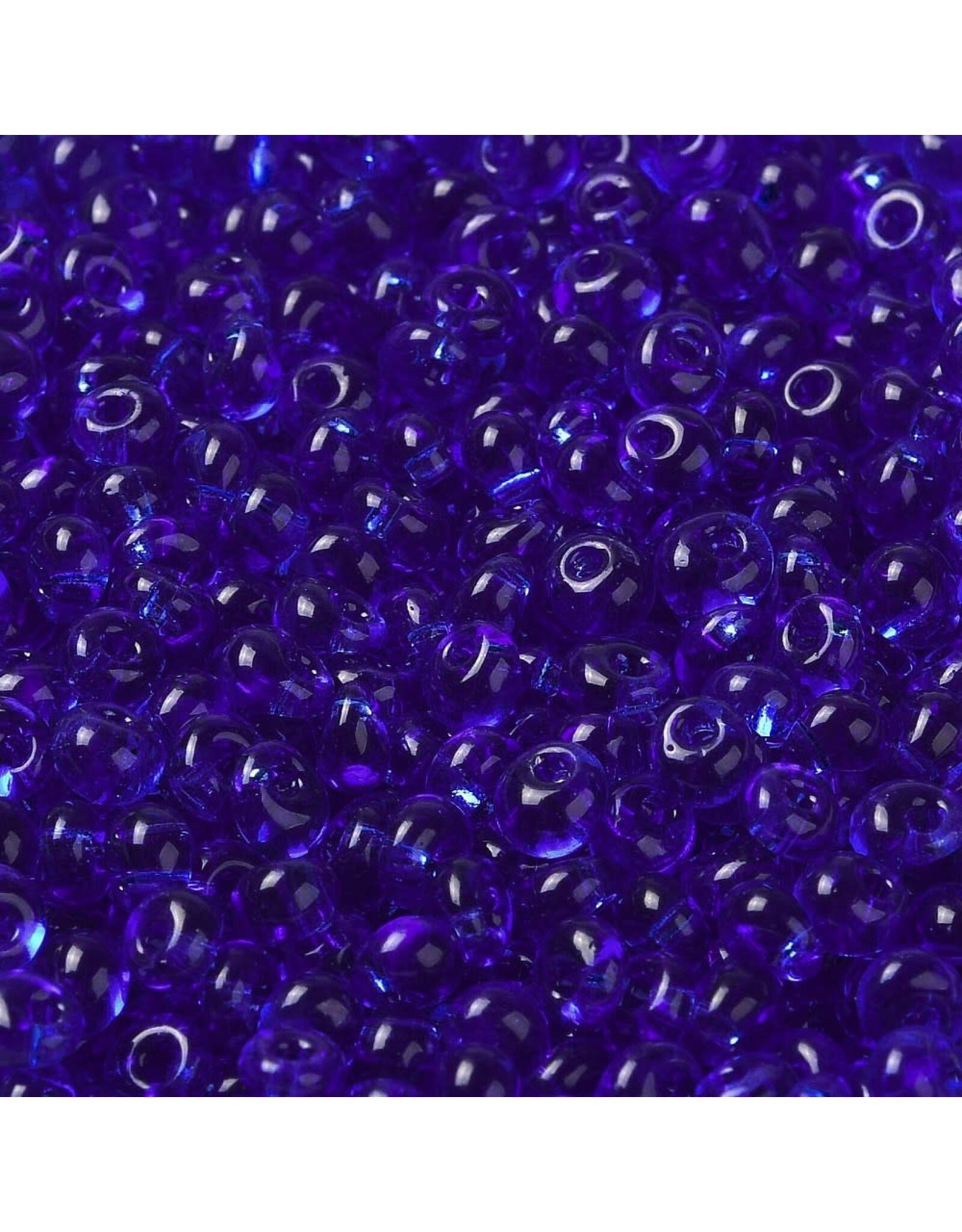 216  4x3mm  Fringe Bead 10g  Transparent Sapphire