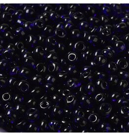 211  4x3mm  Fringe Bead 10g  Transparent Cobalt