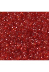 206 4x3mm  Fringe Bead 10g  Transparent Red